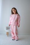 Fleece-Lined Ribbon Applique Set - Pink