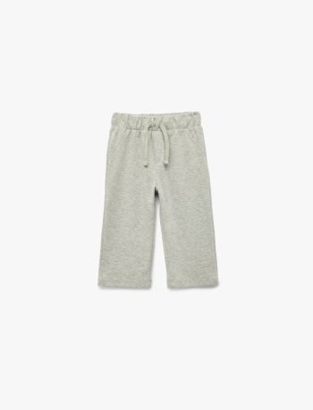 Baby Boy Drawstring Waist Ribbed Cuff Sweatpants
