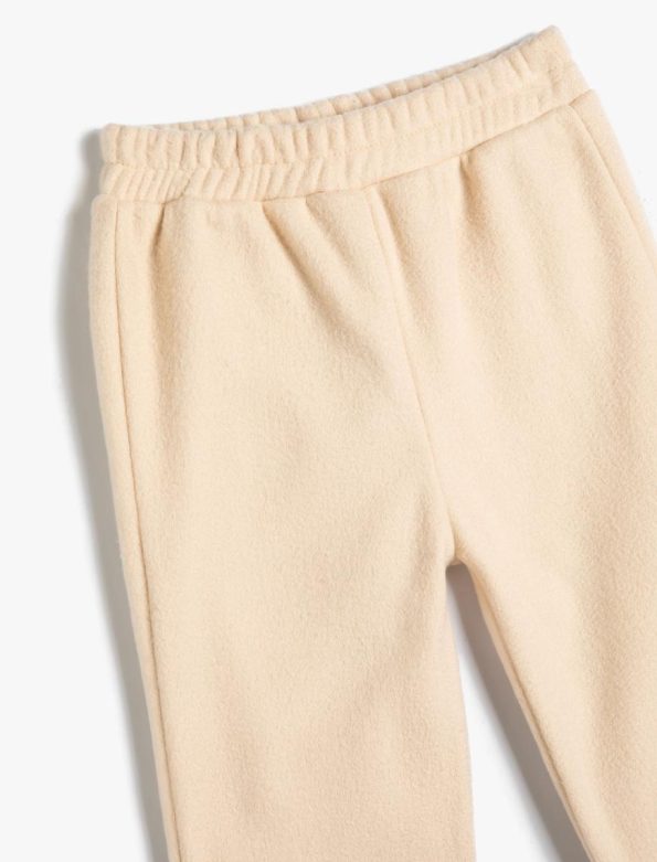 Girls' Baby Basic Jogger Sweatpants with Elastic Waistband