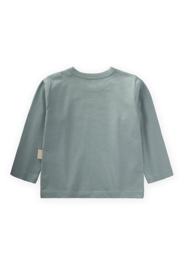 Printed Seasonal T-Shirt for Ages 0-4 in Sage Green