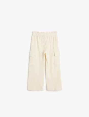 Girls' Baby Sweatpants with Drawstring and Pockets