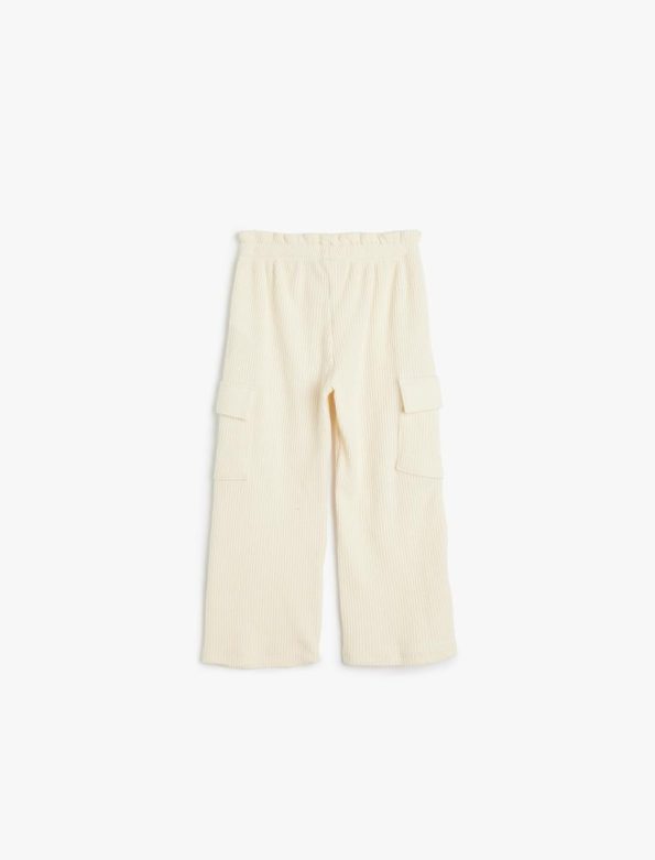 Girls' Baby Sweatpants with Drawstring and Pockets