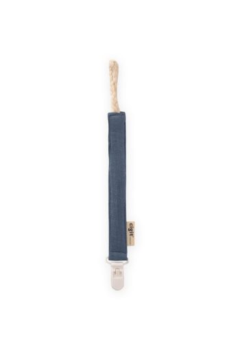 Baby Cotton Pacifier Holder 23 cm Indigo Blue