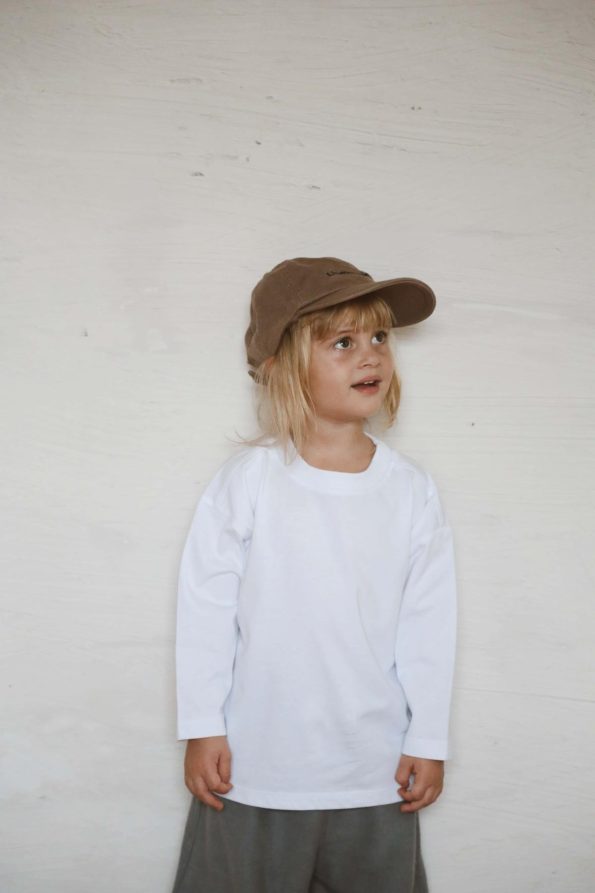 White Basic Long Sleeve T-Shirt