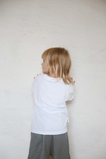 White Basic Long Sleeve T-Shirt