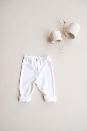 White Cotton Leggings