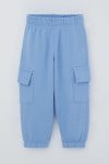 Boys' Cargo Pocket Sweatpants in Blue (Ages 3-7)