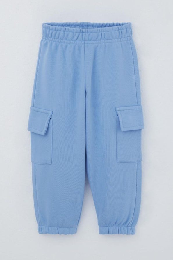 Boys' Cargo Pocket Sweatpants in Blue (Ages 3-7)