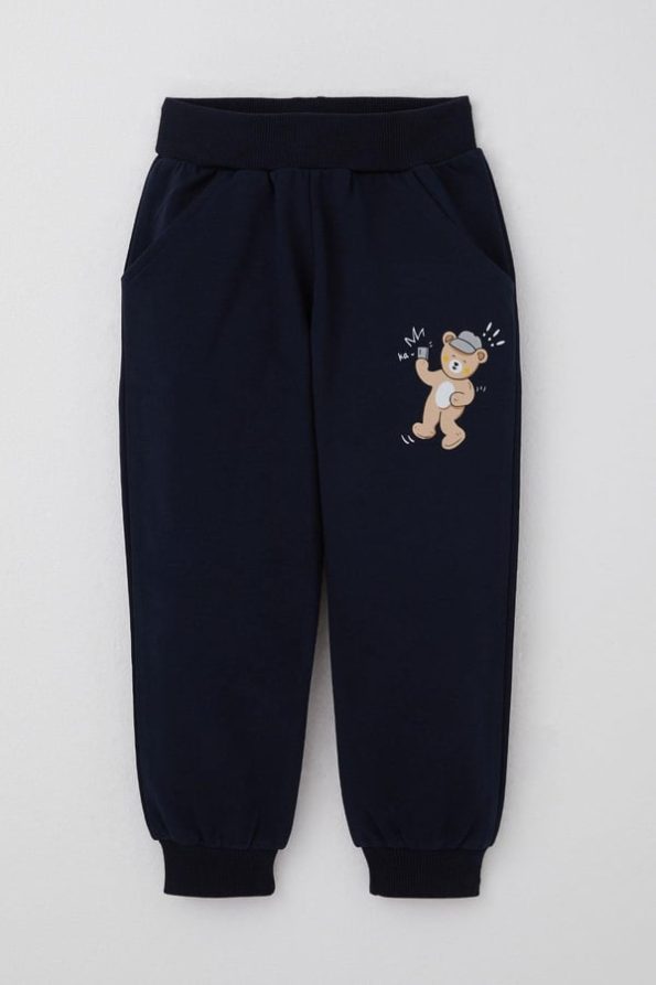 Boys' Fun Bear Print Mint Tracksuit (Ages 1-4)
