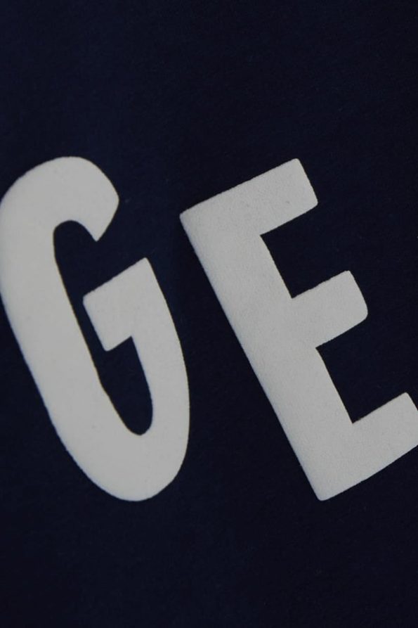 Boys' Hooded Sweatshirt with Print in Navy Blue (Ages 8-10)