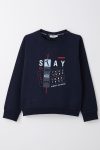 Boys' Navy Sweatshirt (4-8 Years)