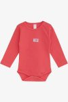 Coral Printed Bodysuit with Snaps for Baby Girls (9 Months - 3 Years)