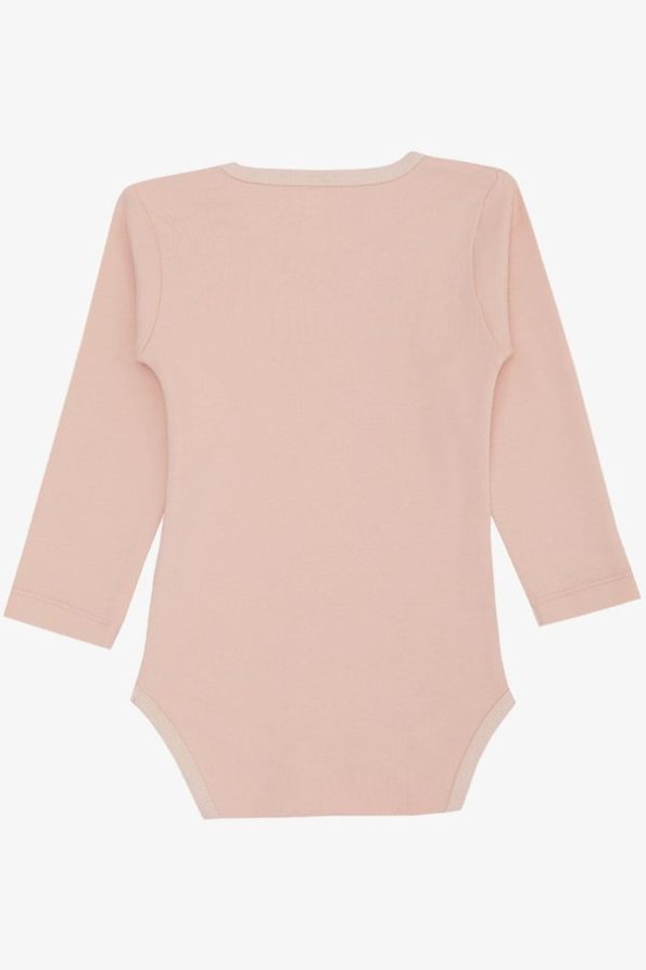 Girls' Baby Snap Bodysuit with Cute Cat Print in Powder Pink (9 Months - 3 Years)