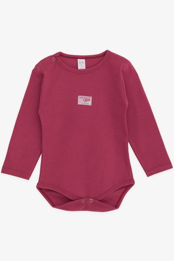 Girls' Baby Snap Bodysuit with Cherry Print (9 Months - 2 Years)