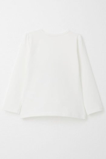 Long Sleeve T-Shirt for Baby Girls with Cute Bear Print