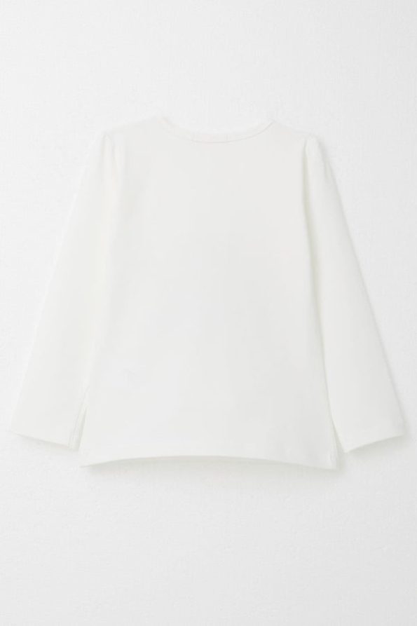 Long Sleeve T-Shirt for Baby Girls with Cute Bear Print