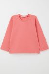 Girls' Baby Long Sleeve Basic Coral T-Shirt (9 Months - 1.5 Years)
