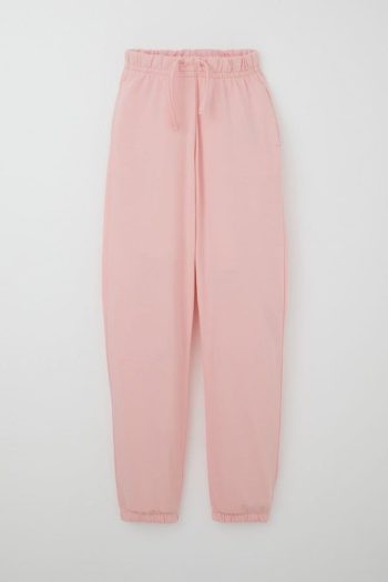 Girls' Pink Elastic Waist and Cuff Pants with Lace Accessory (Ages 9-14)