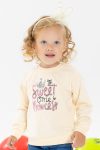 Embroidered Sequin Cream Sweatshirt for Baby Girls (1 Year)