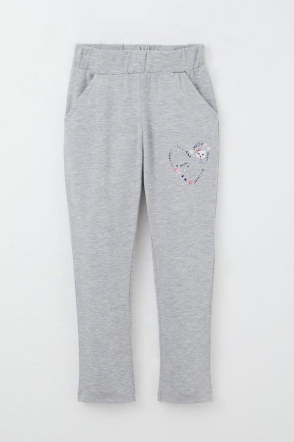 Girls' Cute Animal Print Leggings Set in Blush Pink (Ages 1-4)