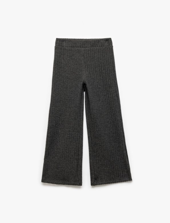Girls' Baby Elastic Waist Viscose Blend Basic Leggings