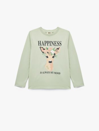 Girl Crew Neck T-Shirt