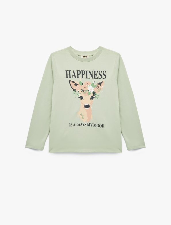 Girl Crew Neck T-Shirt