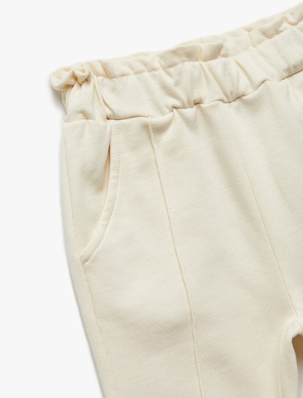 Girls' Cotton Brushed Pocket Jogger Pants