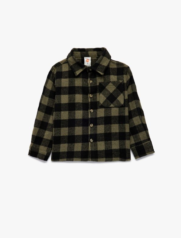 Baby Boy Check Plaid Shirt
