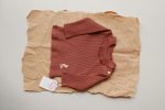Chocolate Bunny Embroidered Ruffled Girls Top