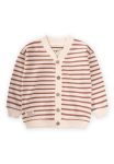 Striped Cardigan for Ages 2-10 in Brown