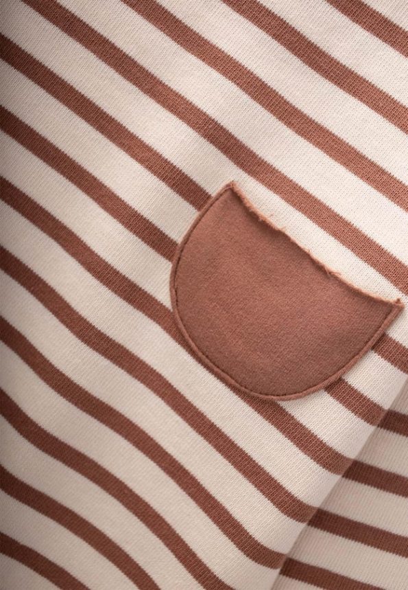 Striped Sweatshirt Set for Ages 1-6 in Brown