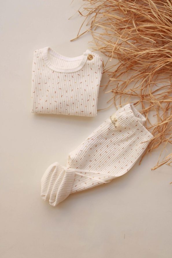 Colorful Baby Top and Leggings Set