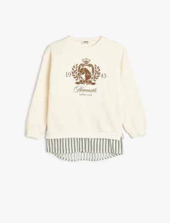 Girl Printed Sweatshirt