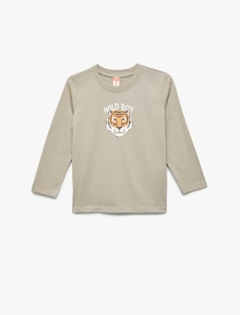 Baby Boy Tiger Printed T-Shirt