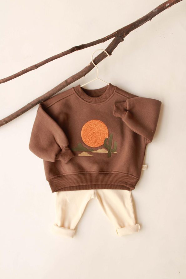Mountain Embroidered Baby Outfit