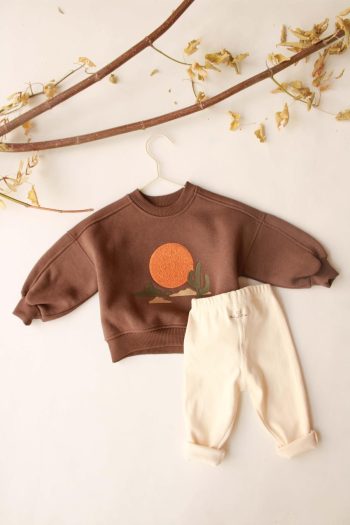 Mountain Embroidered Baby Outfit
