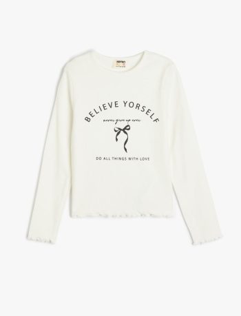 Girl Ribbed T-Shirt