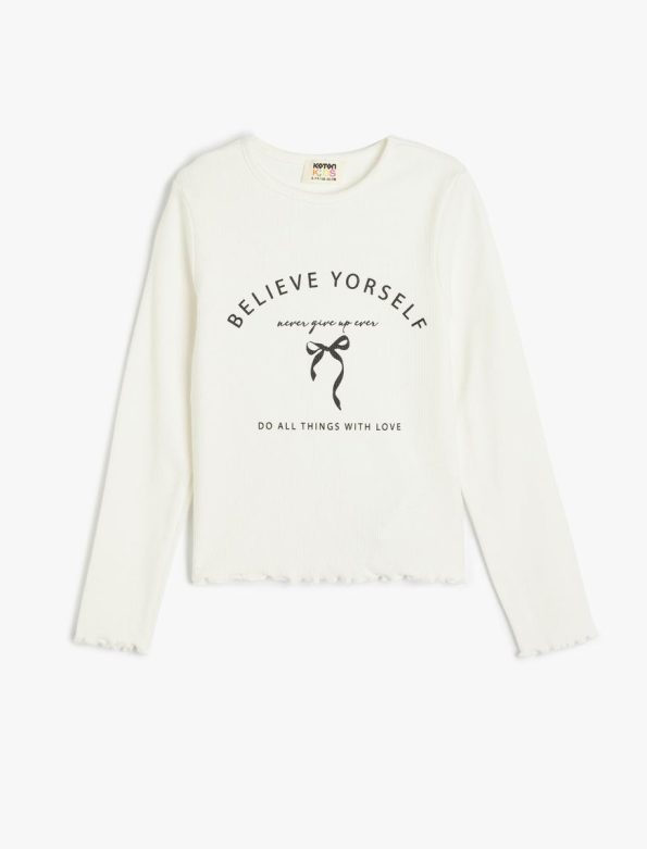 Girl Ribbed T-Shirt