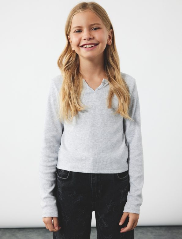 Girl V Neck T-Shirt
