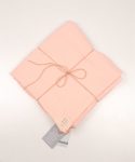 Muslin Baby Sheet (Washed) 120X150cm +/- 2cm Powder Pink