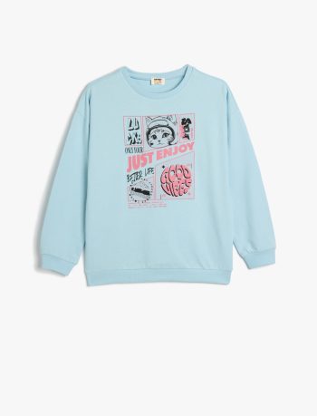 Girl Printed Sweatshirt