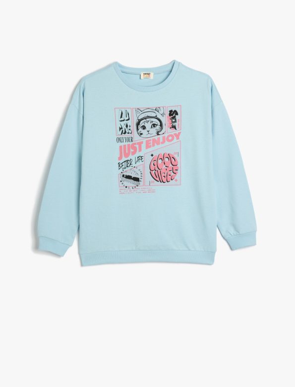 Girl Printed Sweatshirt