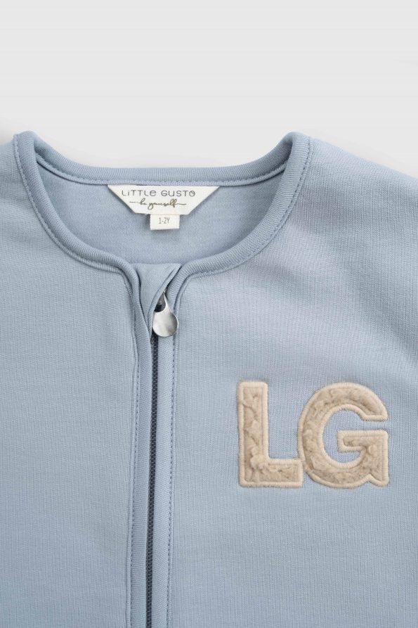 Organic Cotton Baby Jacket Blue