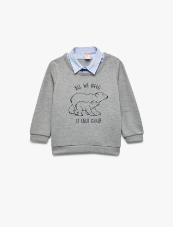 Baby Boy Printed Sweatshirt
