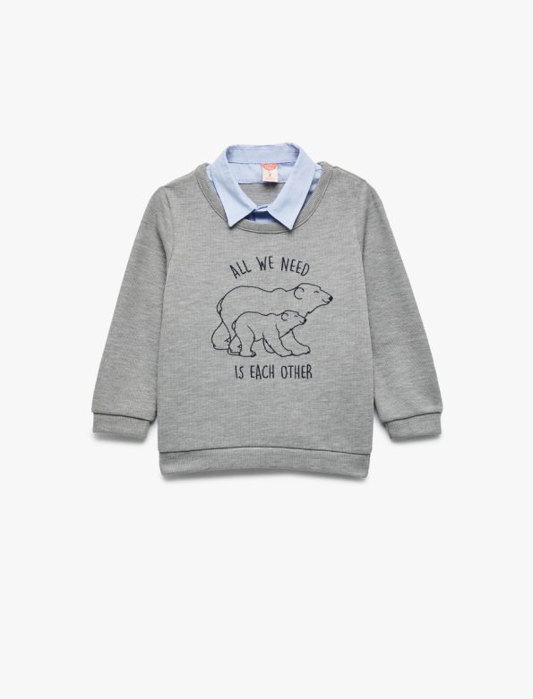 Baby Boy Printed Sweatshirt