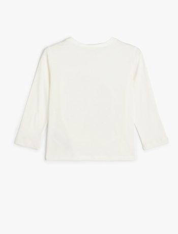 Girl Embossed Printed T-Shirt