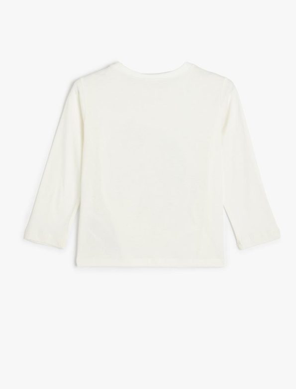 Girl Embossed Printed T-Shirt
