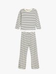 Girls' Baby 2-Piece Ribbed Set with Long Sleeve Top and Pants