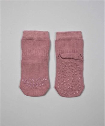 Crawling and Non-Slip Socks 6-24 Months Rose Dust